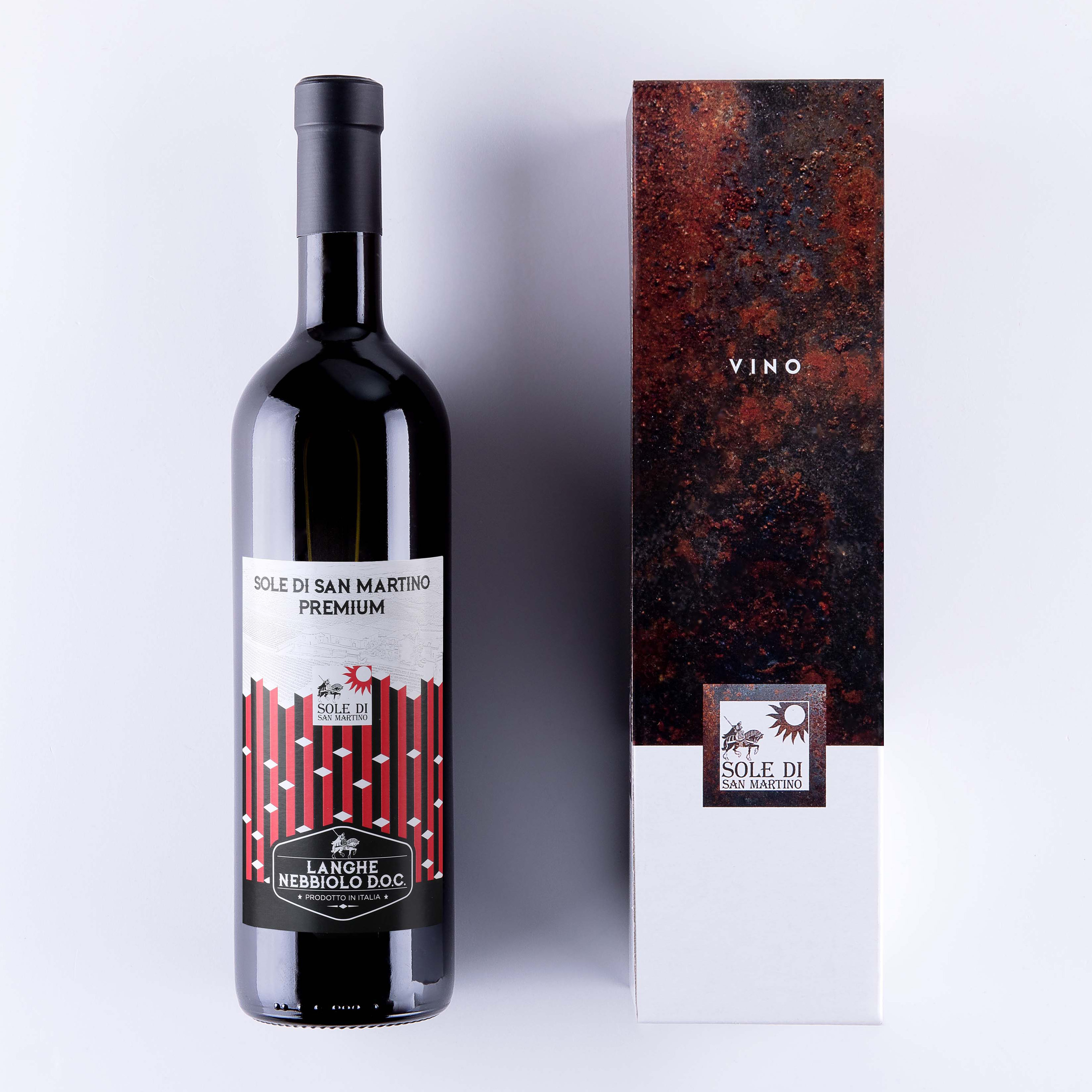 Итальянское красное вино Langhe Nebbiolo DOC 750 мл Премиум