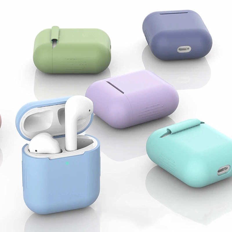 Пользовательские силиконовые чехлы для наушников Airpods 1/2 беспроводной чехол для наушников Защитный чехол Airpods чехол для зарядки коробка
