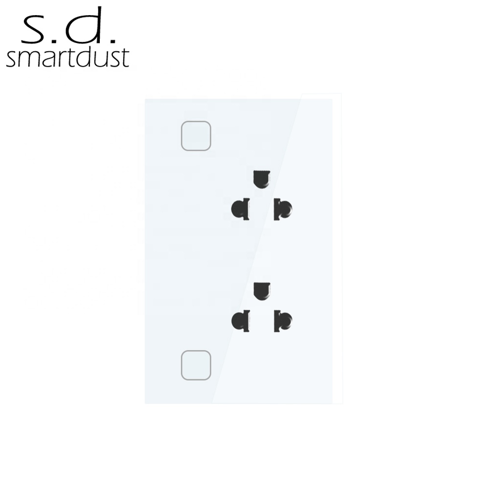 Smartdust Alexa Wi-fi Wall socket   plugs US Standard Universal Wireless Smart Home Automation Touch Wall Socket