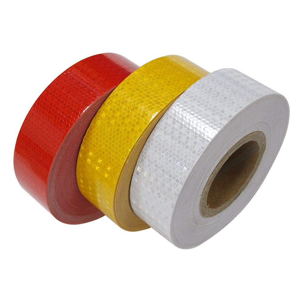 Factory Sale Retro Road PVC reflective Warning tape used for traffic