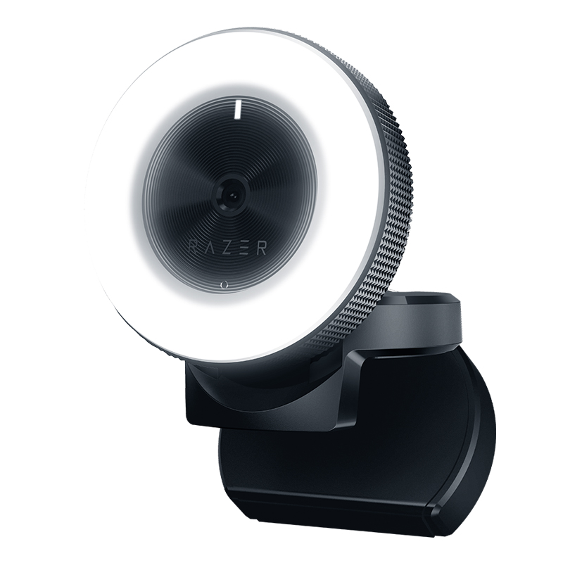 Original Razer Kiyo 1080P 4MP HD Desktop Streaming Camera Webcam with Multi-step Ring Light Lamp for Tik Tok Live Streaming