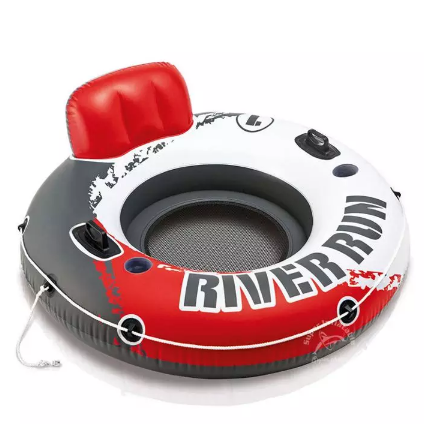 53'' PVC Inflatable River Tube run pool floating above water for adults