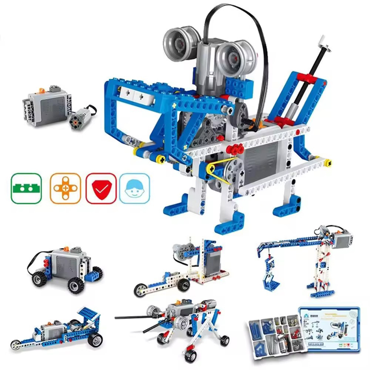 9686 Robotic STEM Technical Parts Educational Toys Electronic Building Blocks Kit for Kids Learning