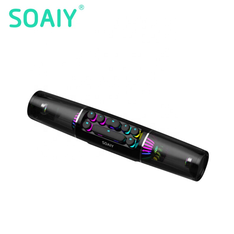 SOAIY SH19S caixa de som OEM аудиофил частная этикетка аккумулятор 4000 мАч светодиодный низкочастотный динамик rgb usb Громкий Беспроводной Новый Динамик