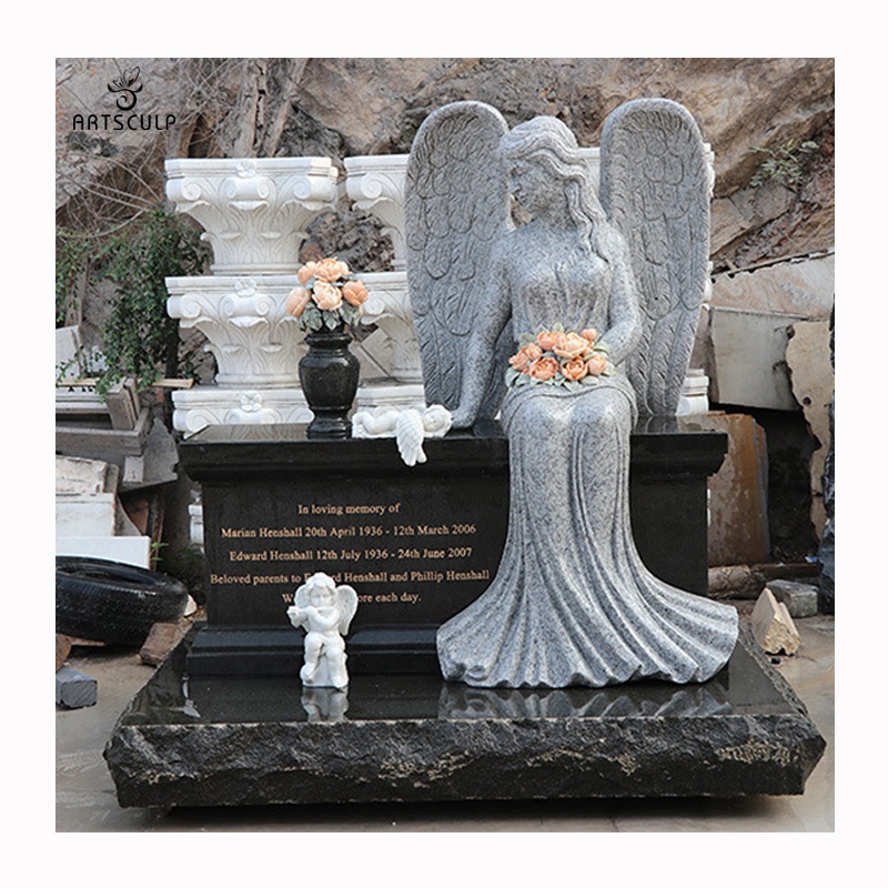 High Selling Modern Tomb Stone Granite Tombstones Cemetery Graves Headstone
