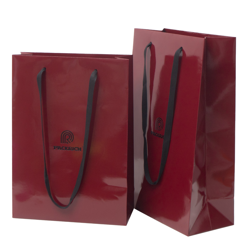 Logo Clothing Gift Package Shopping Perfume Square Bottom Luxury Brown Paper Bag With Your Own Logo