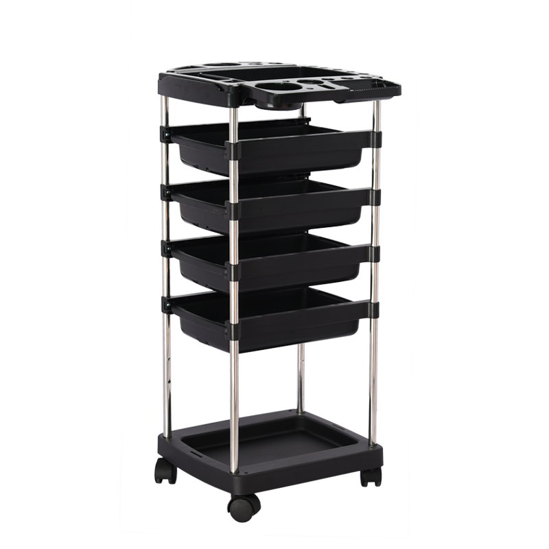 Hot sale ABS plastic hair salon trolley beauty salon rolling cart