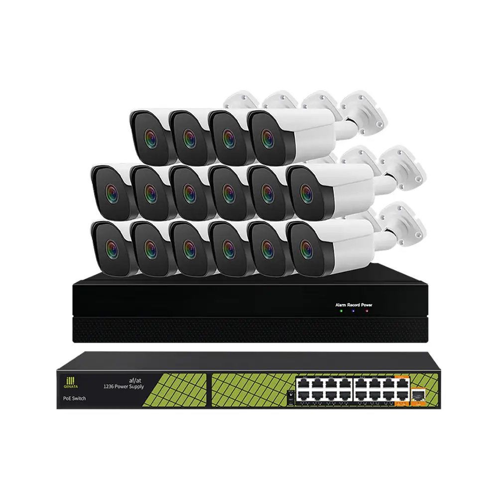 H.265 + 16 каналов IP камера системы 5MP 16 CH CCTV система безопасности с PoE ночное видение IP камера Onvif