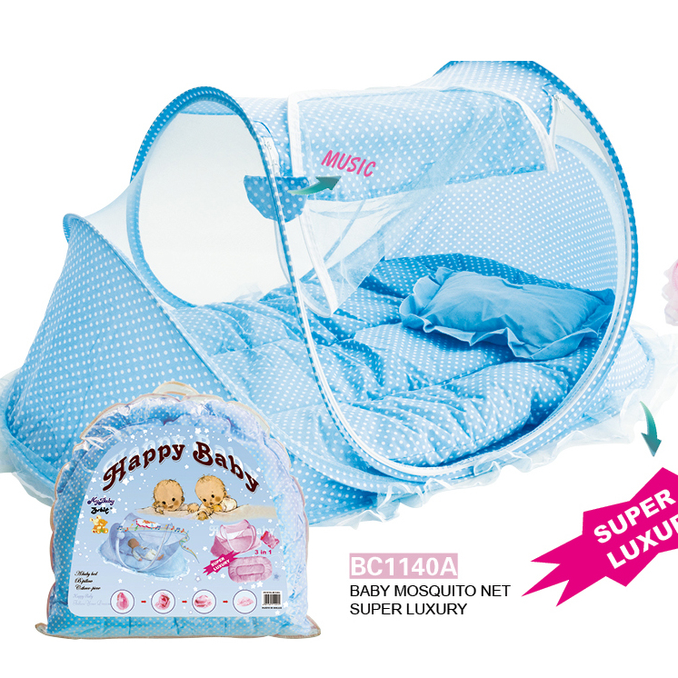 Portable Folded Baby travel Bed Mosquito net for 0-18 Month