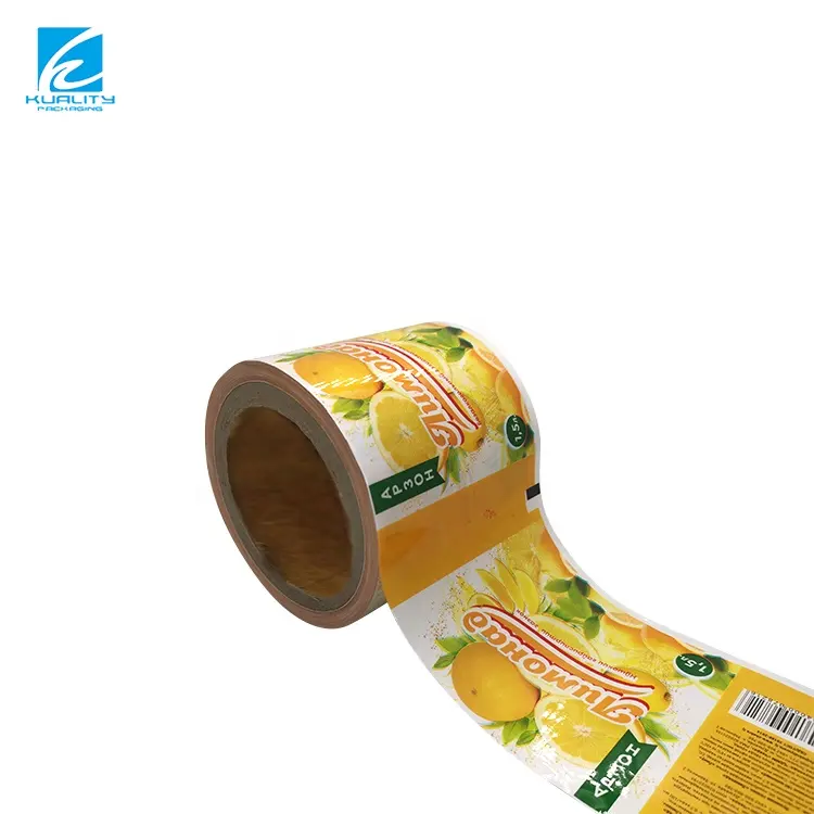 Custom Printed Plastic Bottle Lable For Juice