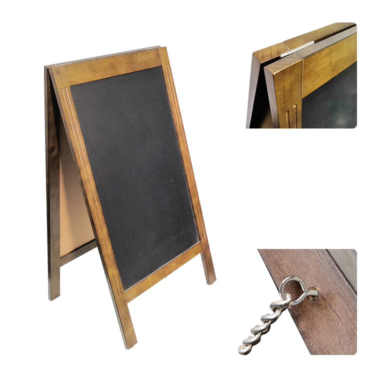 Rustic Magnetic A-Frame Sign Large 66" x 100" Free Standing Sturdy Sandwich Board Outdoor A Frame ChalkBoard