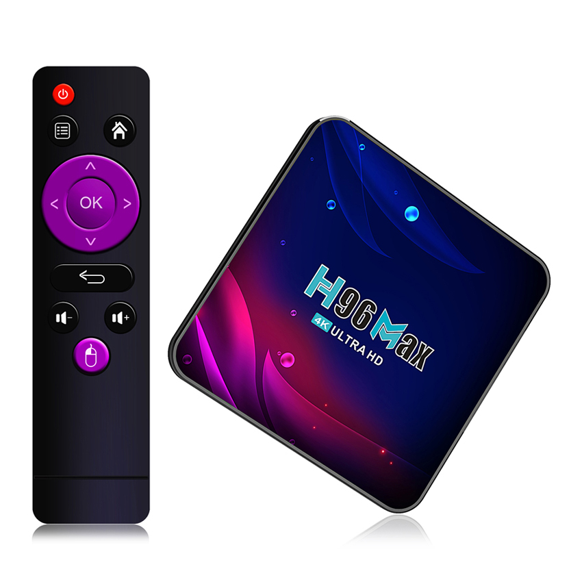 Новый четырехъядерный процессор Rockchip RK3318 с двойным Wi-Fi, Android 11,0, H96 Max V11, ТВ-приставка с 4K HD-проигрывателем