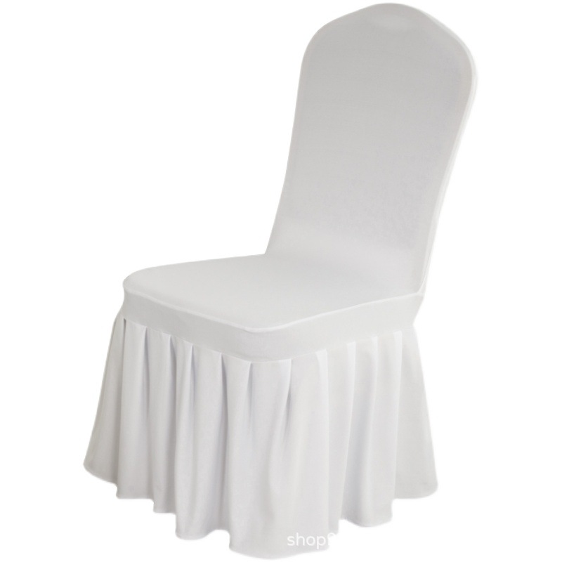 wholesale ruffle stretch spandex banquet wedding chair cover for wedding