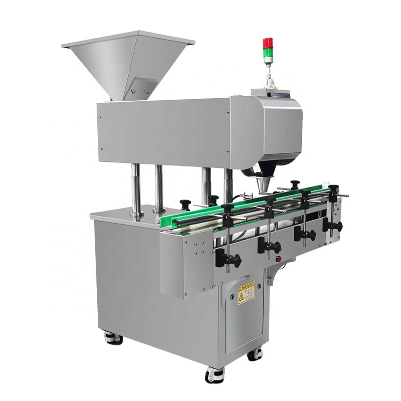 Multi Channel Automatic Electronic Vibrating Medicine Bottle Capsule Counter Pill Tablet Counting Filling Machine