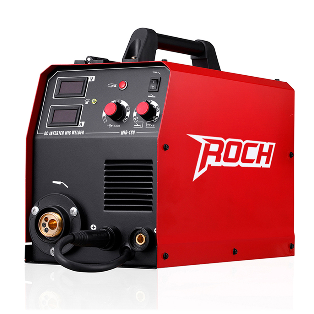 MIG-180 portable aluminium gasless mig welding machine welder
