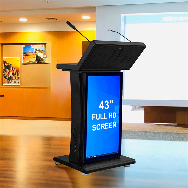 Classroom Projection Teacher Digital Podium Multimedia Platform Class Smart Lectern Teaching Educational Equipment