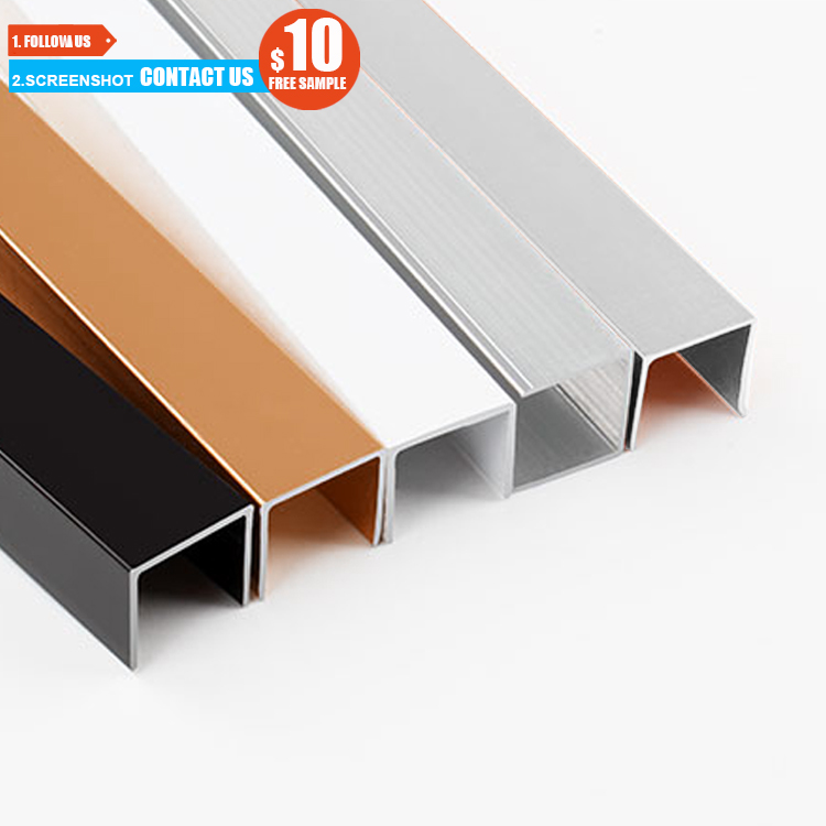 Токо u форма для кафельной плитки (tile trim) Высокая точность для кафельной плитки (tile trim) ss 304 t профиль и u Профиль Накладка для керамическая плитка отделки