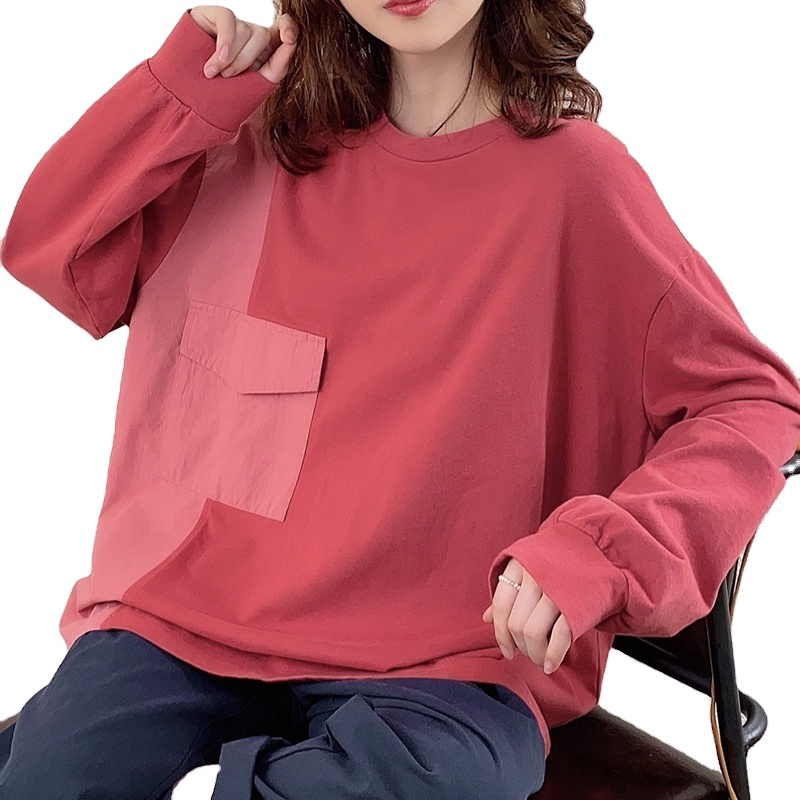 2021 New Spring Autumn Long Sleeve Crew Neck Custom Style women sweatshirts with logo print Wholesale