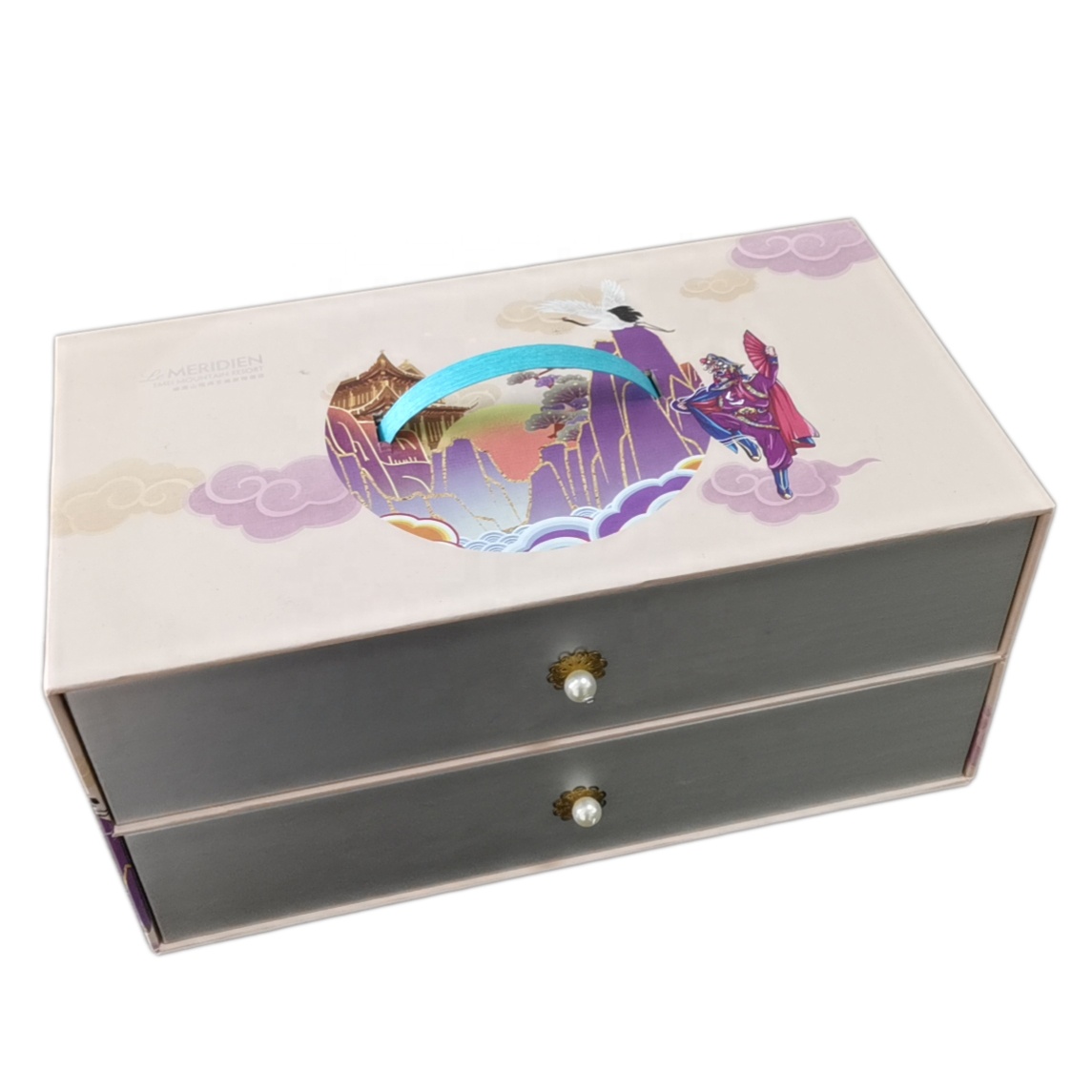 Handle Flat For Handling Inner With Patent Pulp Packaging Custom Black Gold Making Candy White Gift Kraft 100% Paper Box Handles