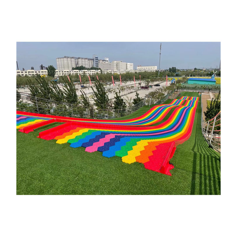 China Supplier Wholesale Most Popular Attraction Equipment Rainbow Slide Cheery Amusement Rides