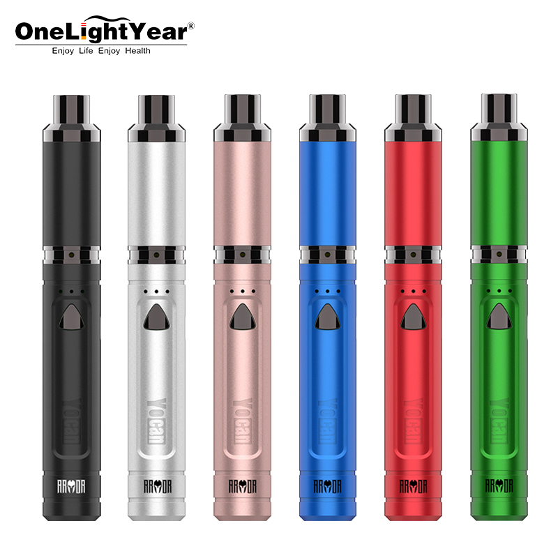 Оригинальный 510 нить батареи воск vape ручка yocan Armor Plus
