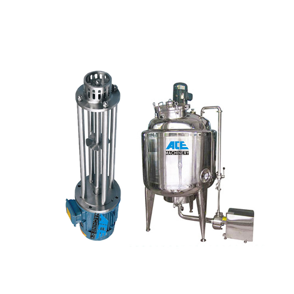 Ace 100L Stainless Steel Mixer Tank/Electrical Heating Liquid Soap Dish Washing Stirrer / Castile Mixing Tank