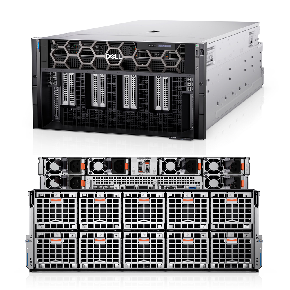 6U сервер стойки Dell Poweredge XE9680 8-сторонний сервер GPU