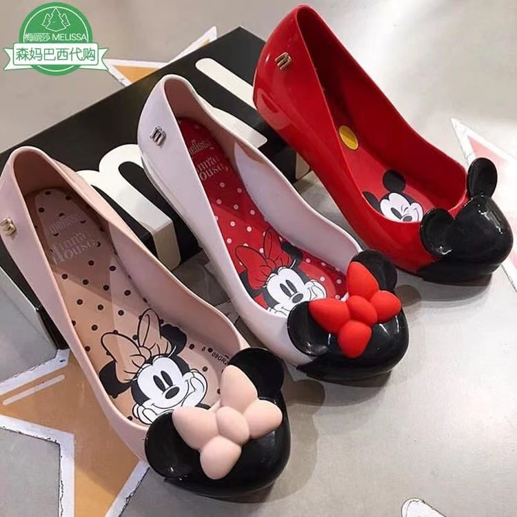 Новые школьные мини-сандалии Melissa, школьные сандалии-желе на плоской подошве для больших детей, пляжная обувь для 2021