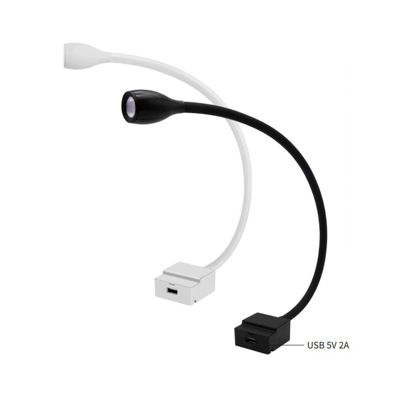 Светодиодная лампа для чтения в виде ночной книги, гибкая USB перезаряжаемая лампа для чтения для спальни