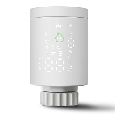 Термостат радиатора KKmoon Tuya ZIGBEE3.0, умный привод радиатора, программируемый термостатический клапан радиатора
