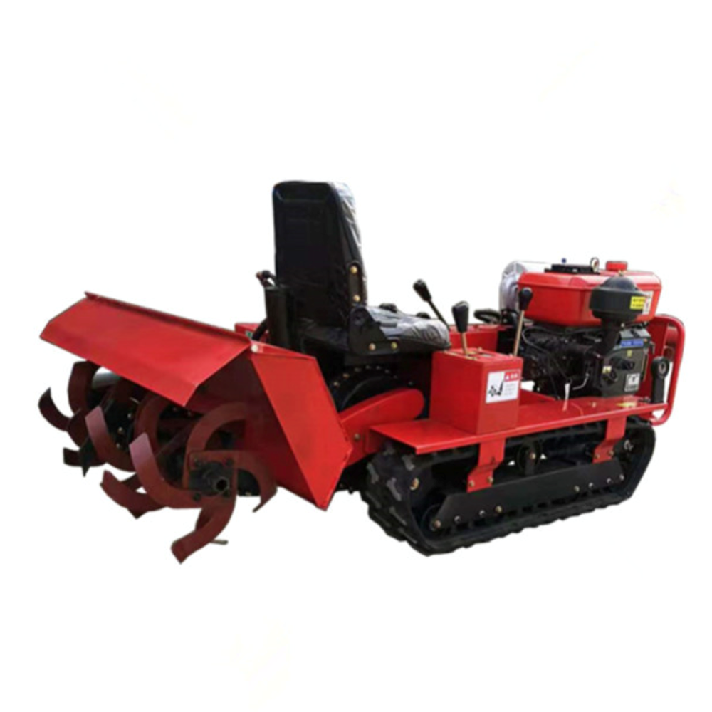 Мини-трактор 28HP гусеничный культиватор для газонокосилки и роторной почвы