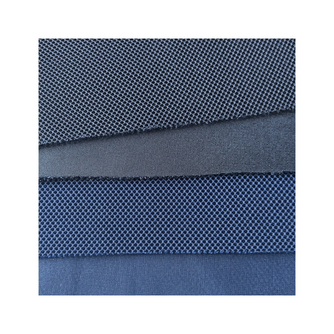 Warp Knitted Polyester Breathable Sandwich Air Mesh Fabric for Sport Running Shoes