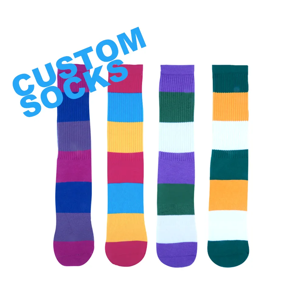 High Quality Anti Bacterial Organic Colorful Socks Custom Cotton Socks Design with Patch Logo