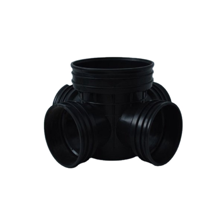 Подземная система очистки сточных вод HDPE Инспекционная камера с круглым Люком