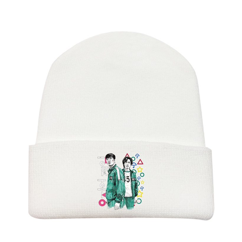korean squid game fashion squid game hat beanie hats squid game hats