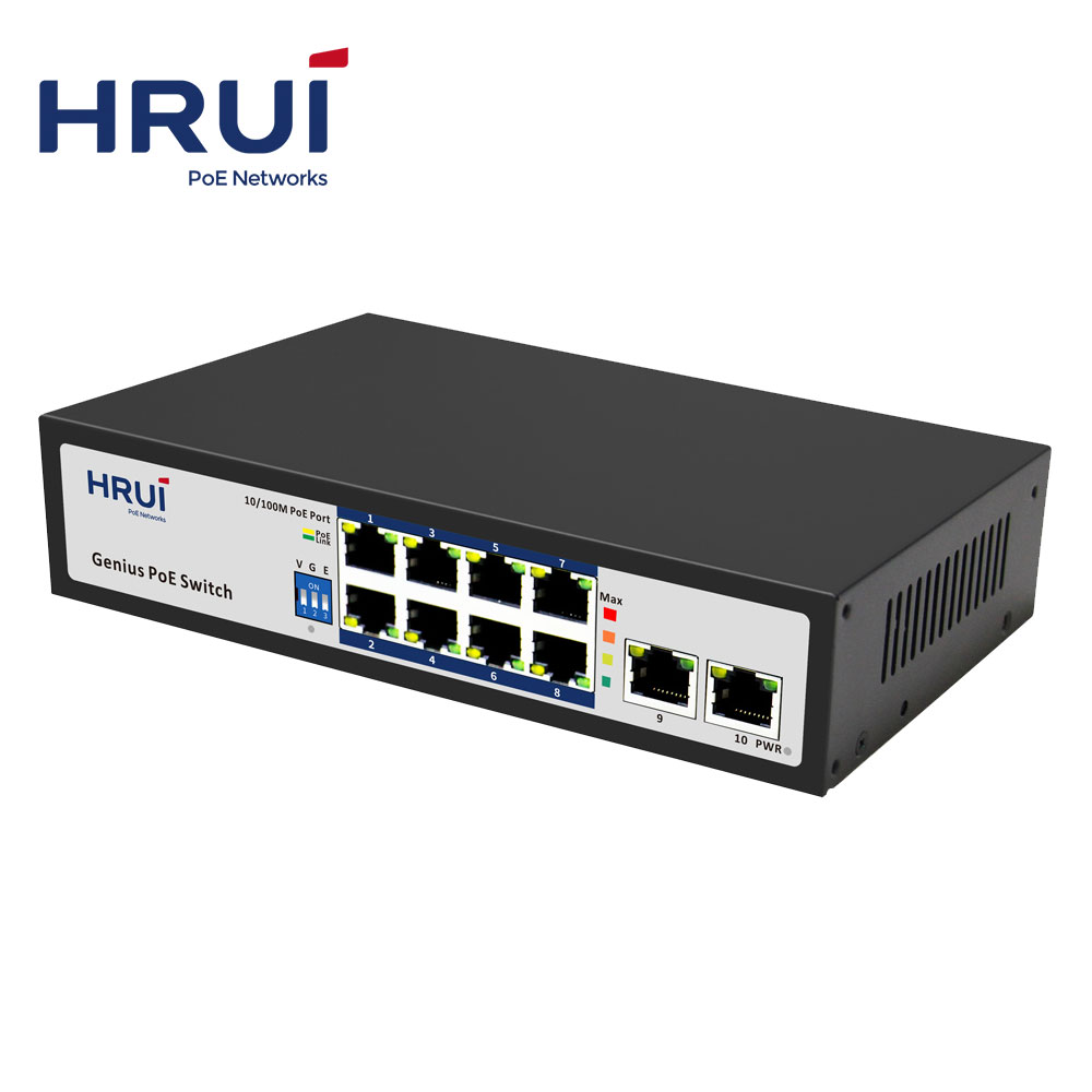 Новая лучшая цена POE Watchdog 100M Поддержка VLAN QoS AI POE сетевой коммутатор 8 портов для ip-камеры AP CCTV Security