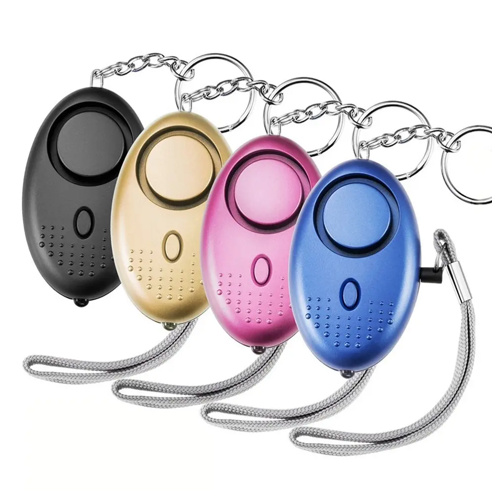 Smart Siren Personal Alarm Keychain with LED Light 140DB Emergency Security Rape Attack Panic Alarm Devices for Women