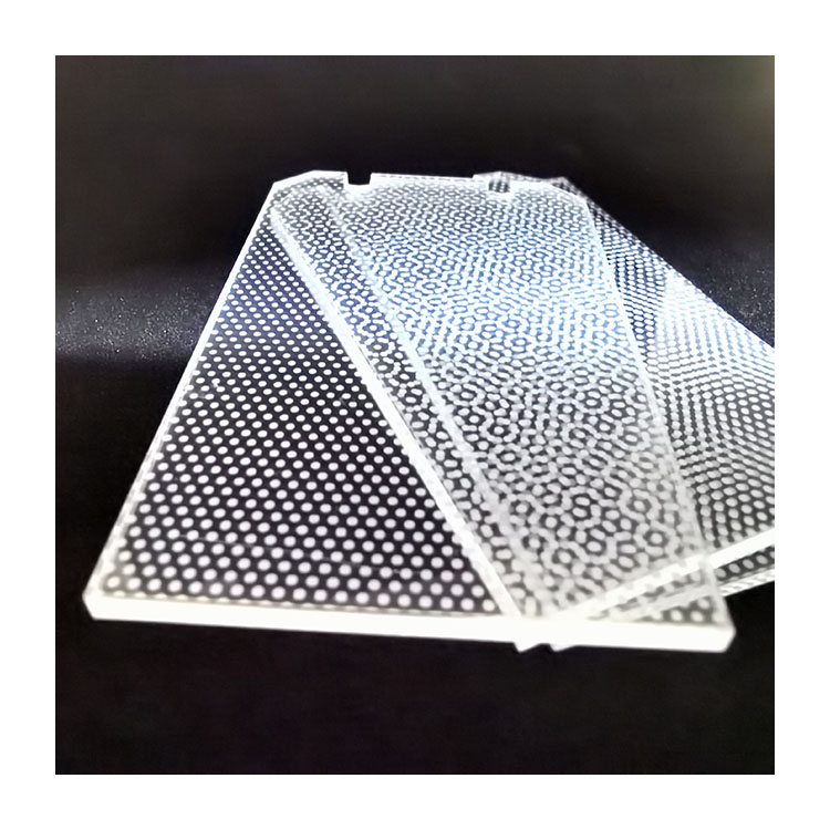 Customized Acrylic LGP Light Guide Panel with PS Diffuser Sheet & Reflective Paper for smart lock /LCD backlight