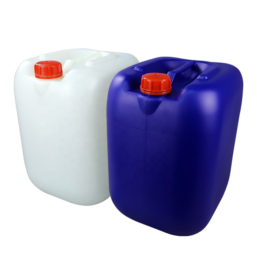 30 л пластиковый цилиндр синий квадратный jerrycan HDPE 30 литров химический барабан с крышкой и ручкой выдувного формования 30 кг контейнер-ведро