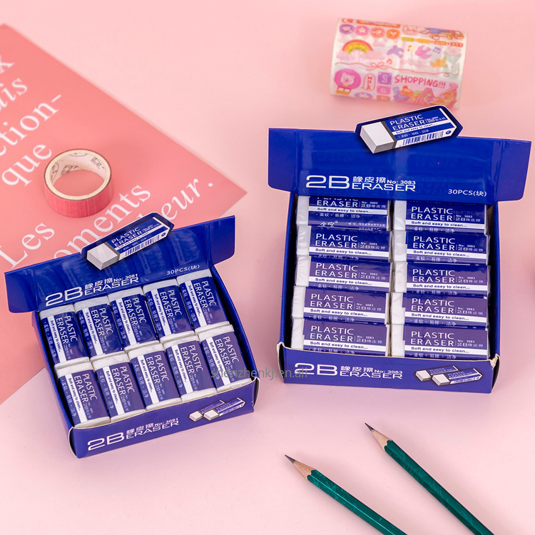 Hot Sell School Supplies Pencil Eraser Gifts School Office Correction Supplies Erasers Rubber for Kids