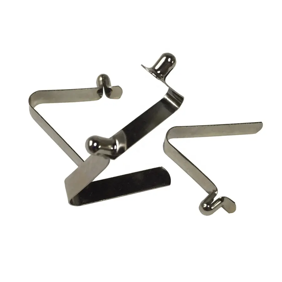 Hot Sale Steel Coated Spring Clips Tube Snap Button Clip