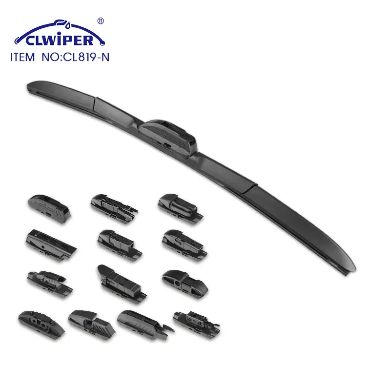 CLWIPER Hybrid Car Multifunctional Frameless Rain Car rubber Wiper Blade With All Size Windscreen Wipers