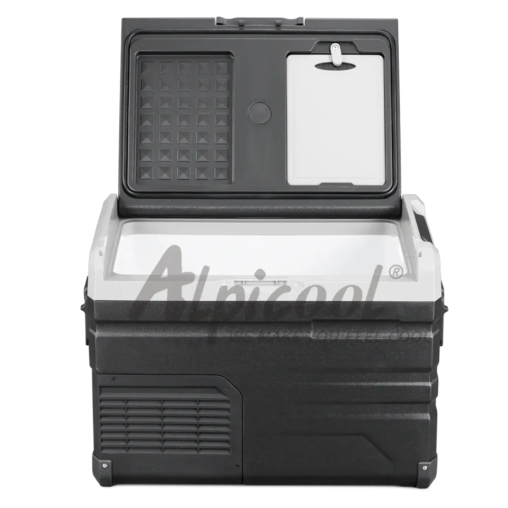 Alpicool TS40 portable 12v 220v solar fridge freezer with battery