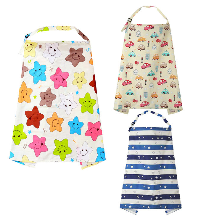 Famicheer BSCI 7 in 1 sublimation baby nursing cover breastfeeding cover neutral colors