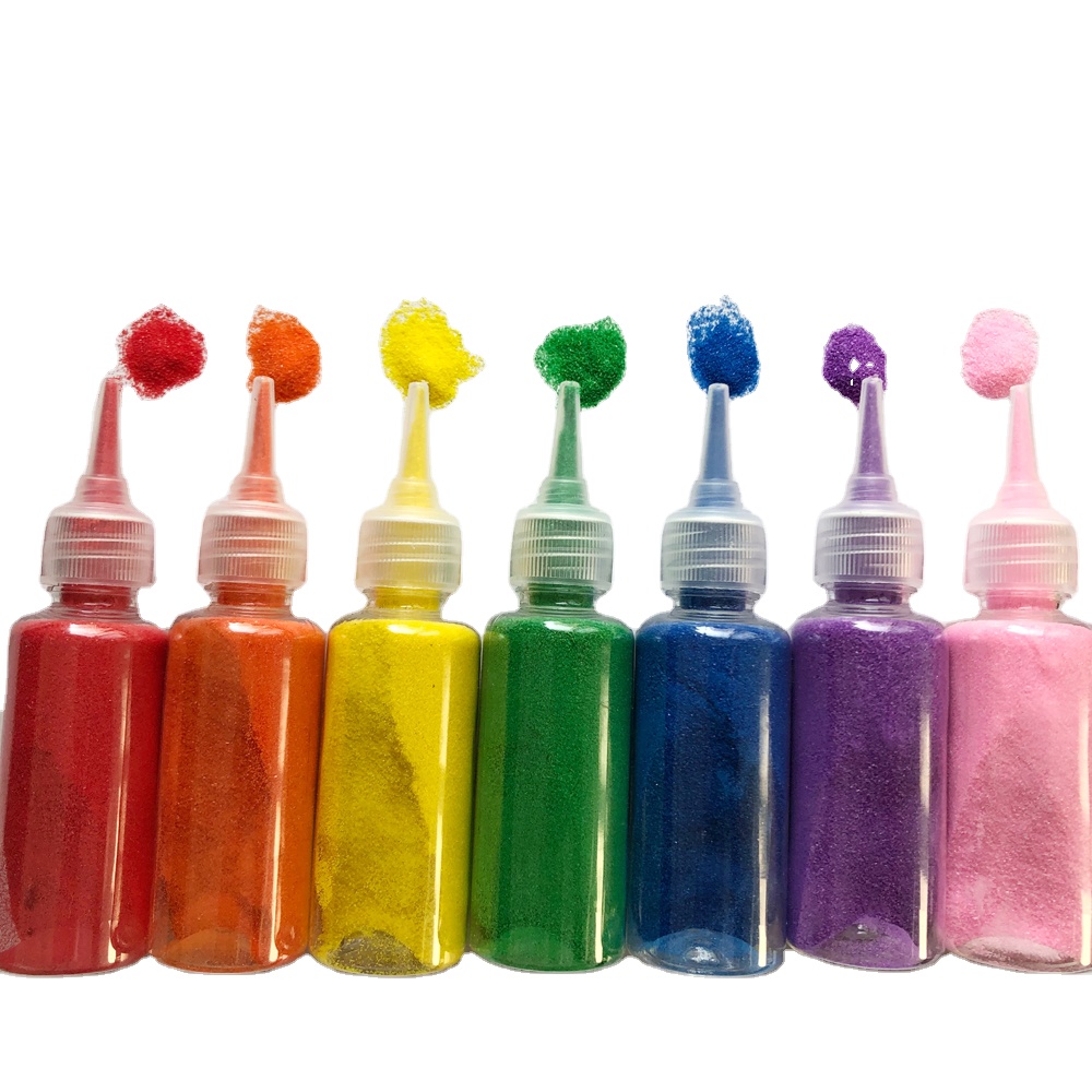 Factory sale high quality low price color sand, support customized packing method with ASTM certificate