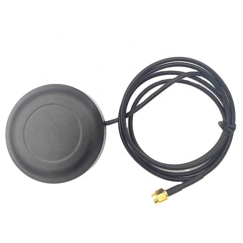 5DBI, Magnetic GPS L1/L5 active antenna with SMA/FAKRA connector