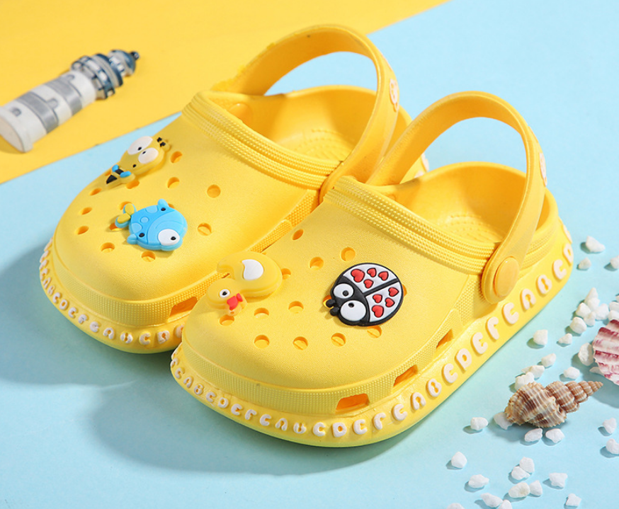 Fashion EVA Kids Garden Shoes Cartoon Candy Color Sandals