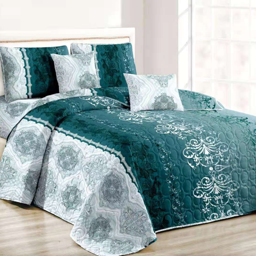 New style Queen Patchwork Quilt polyester bedspread