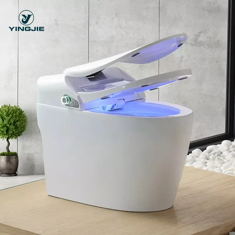 High End Smart intelligent Toilet WC sanitary wares toilet Modern Ceramic Porcelain Auto Sensor Wc Toilets