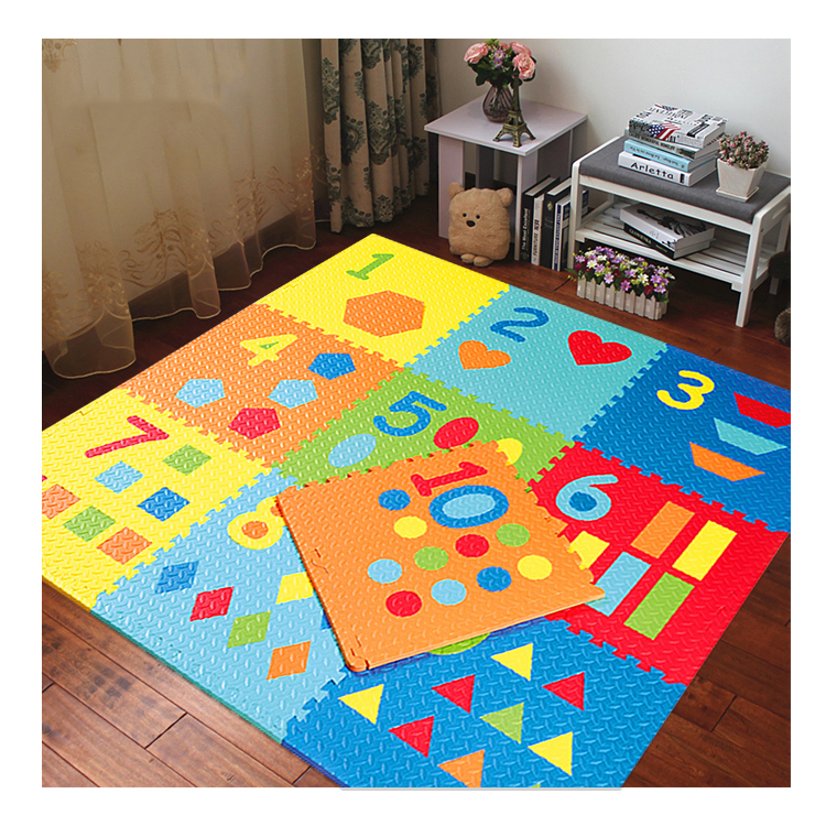 non-toxic Baby Play Mat Kids Developing Mat Games Play Puzzles Baby Carpets recognition map floor mat
